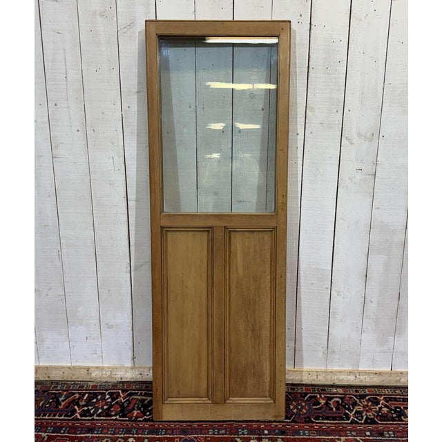 English screen, antique 19th-century fir doors, H=1.61m W=1.68m D=2cm