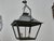 Pair of Large Iron Lanterns with Four Lights and Architectural Design For Sale - Image 4 of 12