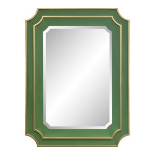 Ethan Scalloped Mirror Green For Sale