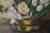 Yellow Gladys T Smith Still Life of Flowers and Buddha Head Oil Painting For Sale - Image 8 of 15