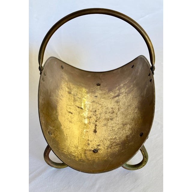 20th Century French Brass Firewood Holder For Sale - Image 4 of 13