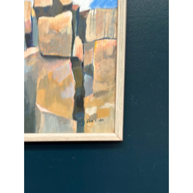 Eva S, Landscape, 1950s, Oil Painting on Canvas, Framed For Sale - Image 6 of 18