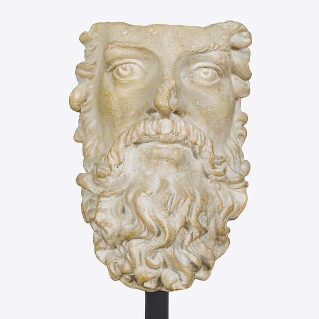Early 21st Century Tassos Bust on Stand from Pure White Lines For Sale - Image 5 of 6