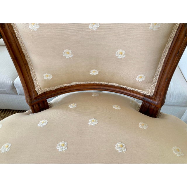 French 18th Century Hand Carved Fauteuil Chairs - a Pair For Sale - Image 10 of 12