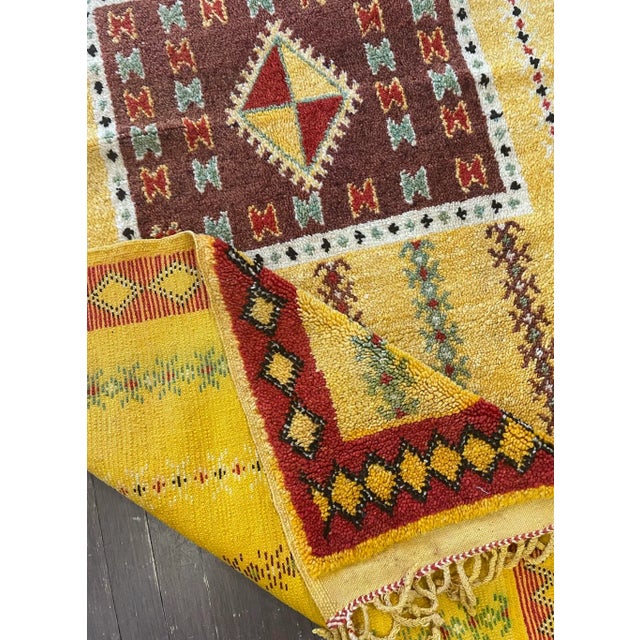 Vintage Tribal Moroccan Rug For Sale - Image 4 of 11