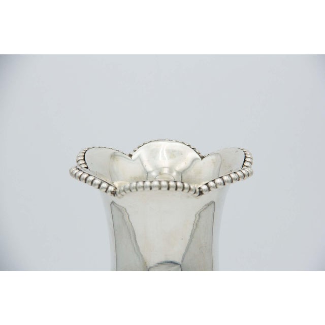 Plain Silver Jug with Raised Rim, in Very Good conditions. Designed 1920 to 1949 This piece has an attribution mark, I am...