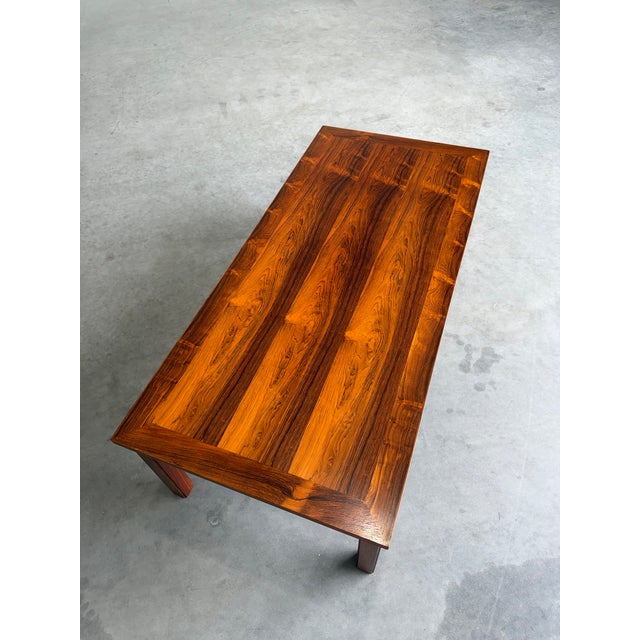 Mid-Century Modern Mid Century Danish Rosewood Coffee and Two Side Tables Set For Sale - Image 3 of 11