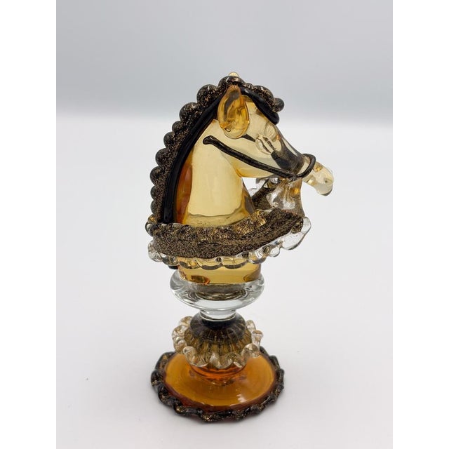 Amber Glass Chess Pieces from Barbini, Pauly & C., 1930s, Set of 32 For Sale - Image 13 of 16