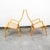 Mid-Century Modern Mid Century Danish Modern Lounge Chair Set Armchair Cream Finn Ostergaard Pair For Sale - Image 3 of 12