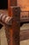 1880 Victorian Carved Mahogany Open-Back Monogram Armchair For Sale - Image 14 of 15