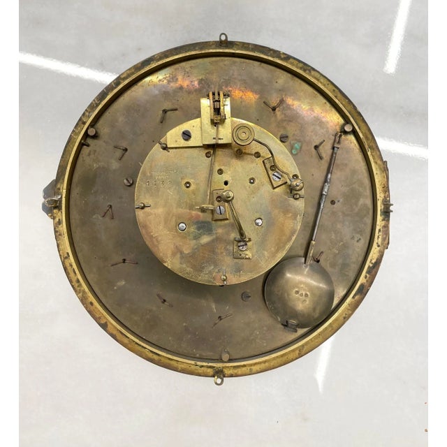Bronze Sconce Wall or Cartel Clock. Lerolle Freres, Paris, Rare, Unusual For Sale - Image 11 of 13