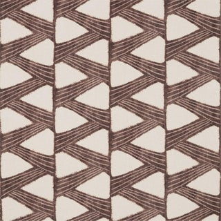 Zoffany Kanoko Fabric in Charcoal For Sale
