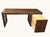 Modernist Sculptural Walnut Desk With Asymmetrical Geometric Base For Sale - Image 14 of 17