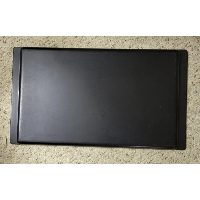 1960s Chinese Cultural Revolution Propaganda Red Lacquer Tray For Sale - Image 5 of 5