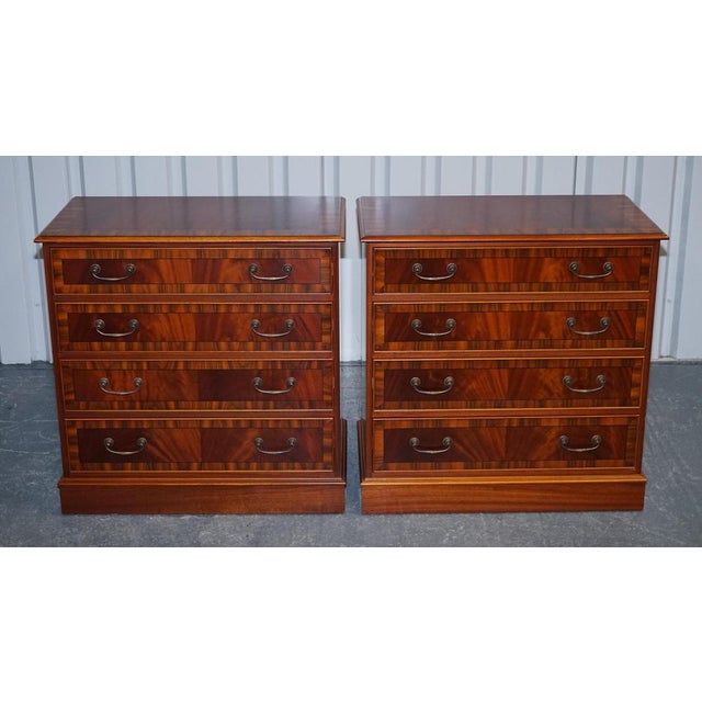 Large Edwardian Style Chest of Drawers by Paul Smith Brighton, Set of 2 For Sale - Image 3 of 18