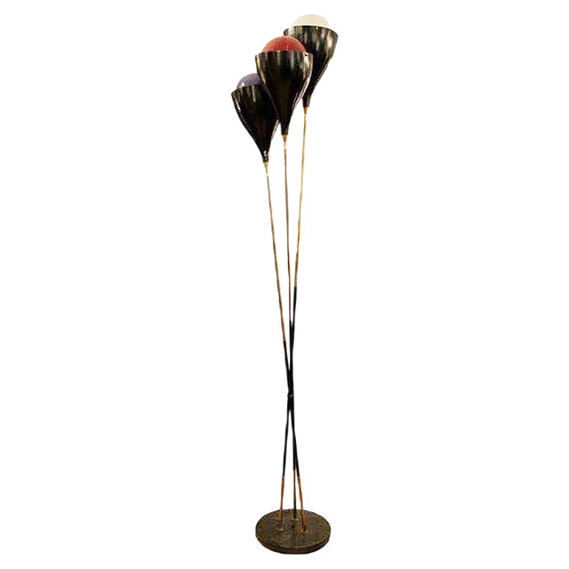 Tripod Floor Lamp, 1950s For Sale
