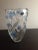 Glass Vintage Bohemia Czech Republic Floral Inlay Crystal Vase For Sale - Image 7 of 7