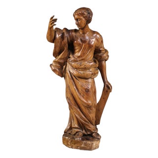 Italian Artist, Saint Catherine of Alexandria, 1630, Pine For Sale