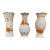 1990s Lenox Pumpkin Thanksgiving Bud Vases -Set of 3 For Sale