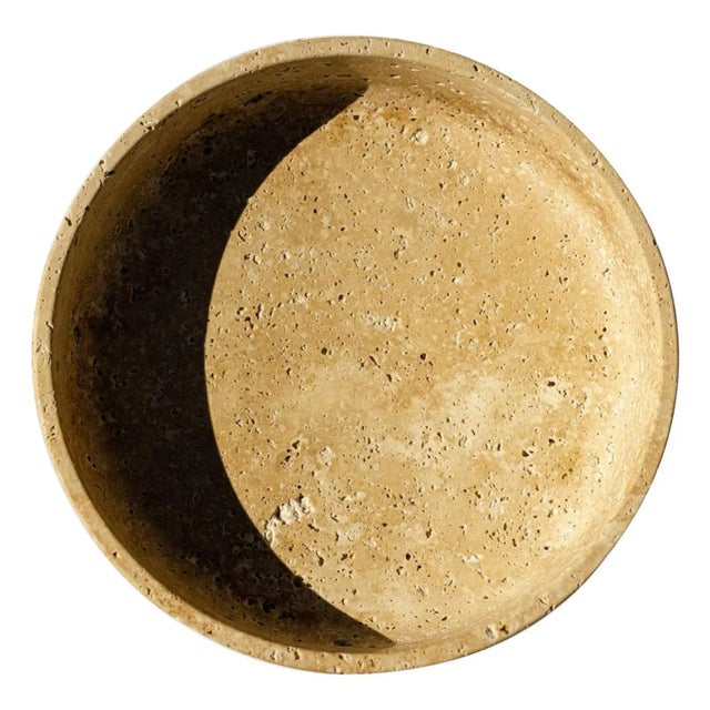 White Swing Marble Serving Bowl by Essenzia For Sale - Image 8 of 8