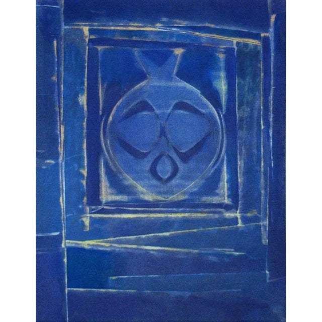 After Max Ernst, Vase Bleue, 1958, Stencil in Colors For Sale - Image 12 of 12