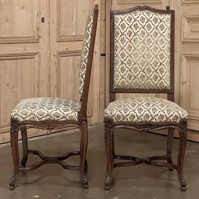 Antique French Regency Dining Chairs - Set of 6 For Sale - Image 9 of 13