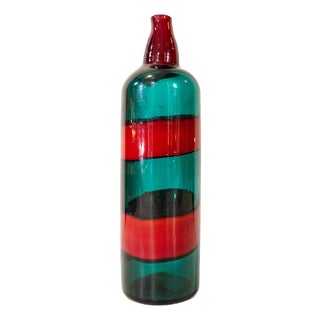 Fulvio Bianconi Vase, Venini Murano, 1950s For Sale