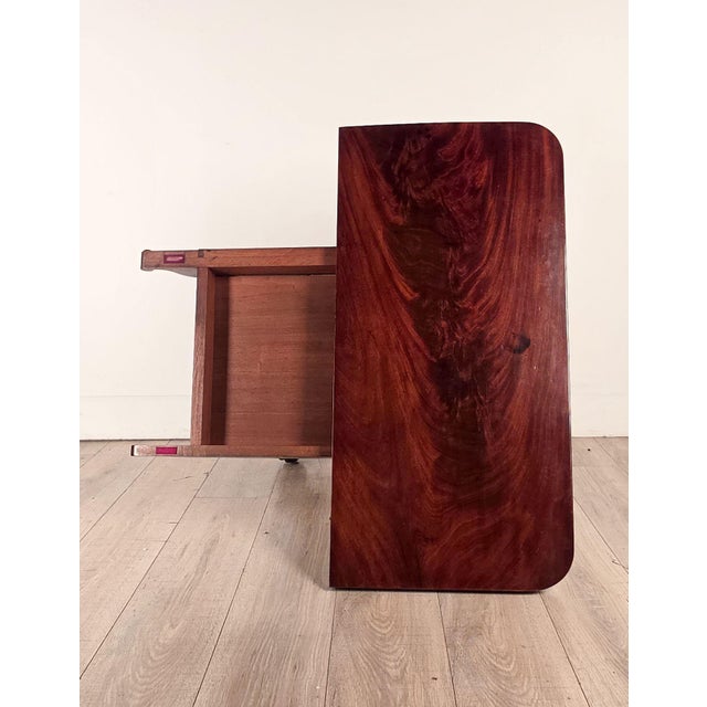 Late Regency Period Mahogany Pedestal Game Table, England Circa 1825 For Sale - Image 11 of 11