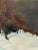 Transitional Dark Academia Antique Winter Landscape With Rabbit Painting Oil on Canvas Fine Art For Sale - Image 3 of 8