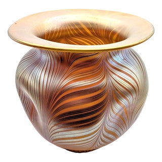 Vintage Iridescent Vase by Johann Loetz Witwe, 1890s For Sale