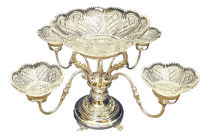 Silver Plated Centrepiece from Sheffield, Set of 2