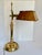 Vintage Brass Library Table Desk Lamp With Pierced Shade Attributed to Chapman For Sale In Los Angeles - Image 6 of 12