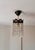 Small Vintage Crystal Chandelier – Bronze Filigree Crown & Amethyst Glass Accents For Sale - Image 10 of 18