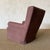 Stone Regent Chair Slip Covered in Belgian Linen- Dark Rust For Sale - Image 7 of 10