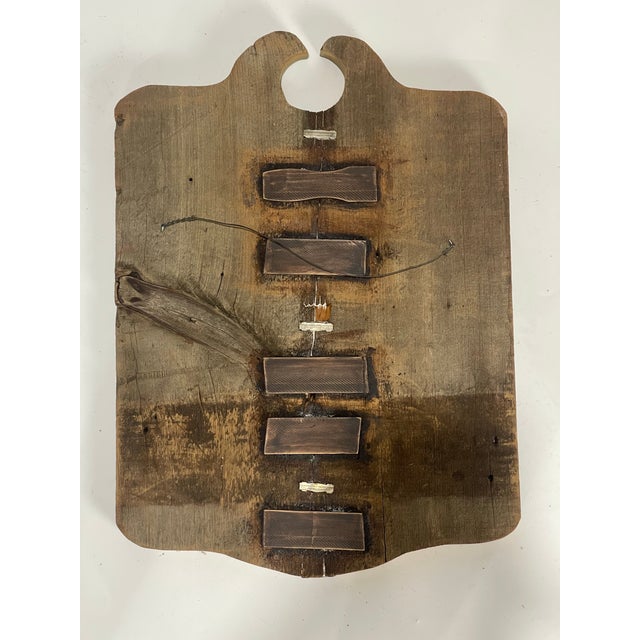 Vintage Rustic Sailing Ship Wood Relief Wall Panels, Pair For Sale In Cincinnati - Image 6 of 11