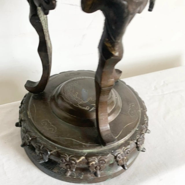 Antique Chinese Bronze Censer/Incense Burner For Sale - Image 9 of 10