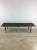 Mid Century Modern Slat Bench Coffee Table With Walnut Finish For Sale - Image 11 of 12