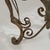1960-1969 Italy Aged Wrought Iron Marble-Top Wrought Iron Console For Sale - Image 9 of 10