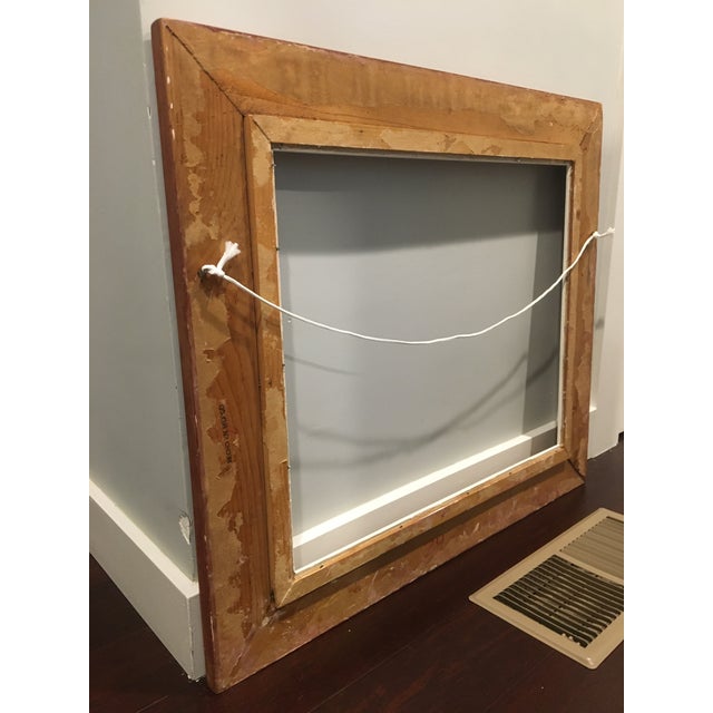 Mexican Hand Carved Wood Art Frame, Restored Chairish