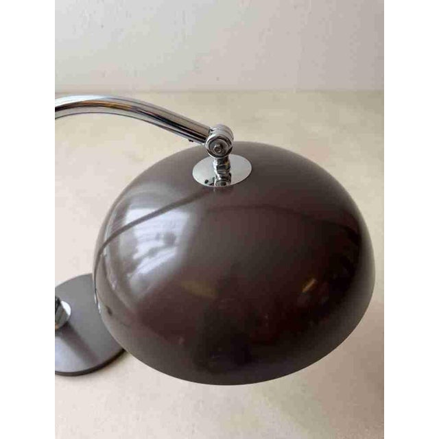 Bronze-Brown Model 144 Desk Lamp by H.Th.A. Busquet for Hala, 1950s For Sale - Image 3 of 12