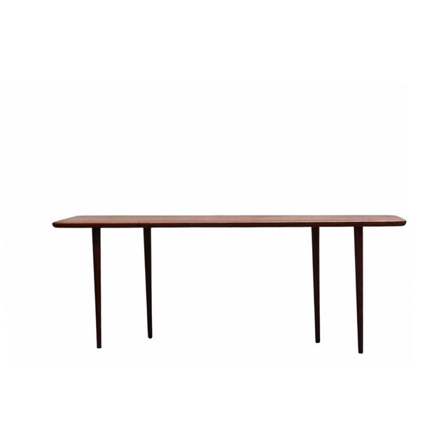 Brown Vintage Danish Teak Coffee Table by Johannes Aasbjerg, 1950s For Sale - Image 8 of 8