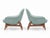 Mid Century Style Lounge Chairs in Manner of Hans Olsen Torso Lounge Chairs For Sale - Image 4 of 6