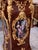 Rococo Rococo Pedestal With Romantic Artwork, Bronze Mounts & Gold Leaf Details For Sale - Image 3 of 6