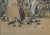 Original Late 19th Century Art Hl Hildabrant Tangiers Drawing Framed For Sale - Image 10 of 17