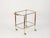 Metal Mid-Century Bar Cart in Brass and Wood from Cesare Lacca, Italy, 1950s For Sale - Image 7 of 16