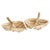 2 Woven Leaf Baskets - Rustic Bohemian Wall Decor or Tabletop Catch All For Sale In New York - Image 6 of 7