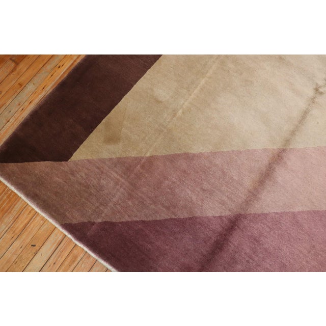Art Deco Modernist Rug no. 10373 For Sale - Image 4 of 9