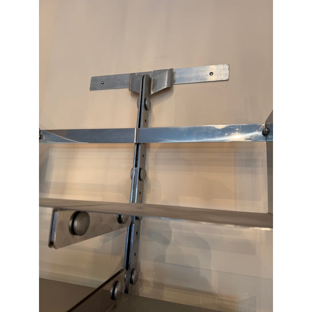 Mid-Century Modern Proposal P700 Wall Shelves by Vittorio Introini for Saporiti, Italy, 1969, Set of 2 For Sale - Image 3 of 7