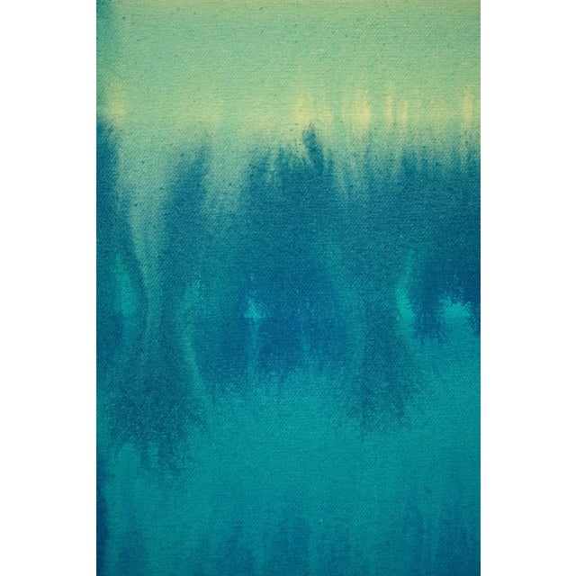 "Lemon Spring" Large Abstract Acrylic Painting by Simon Findlay For Sale - Image 6 of 12