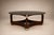 Brazilian Modern Round Coffee Table in Bent Rosewood and Glass by Novo Rumo, Brazil, 1960s For Sale - Image 15 of 16